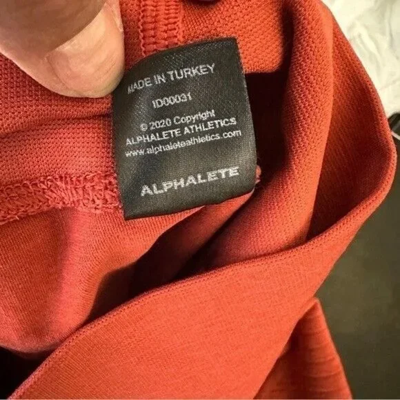 Alphalete OG Revival Leggings Burn Orange Women’s Size Small - Picture 11 of 12